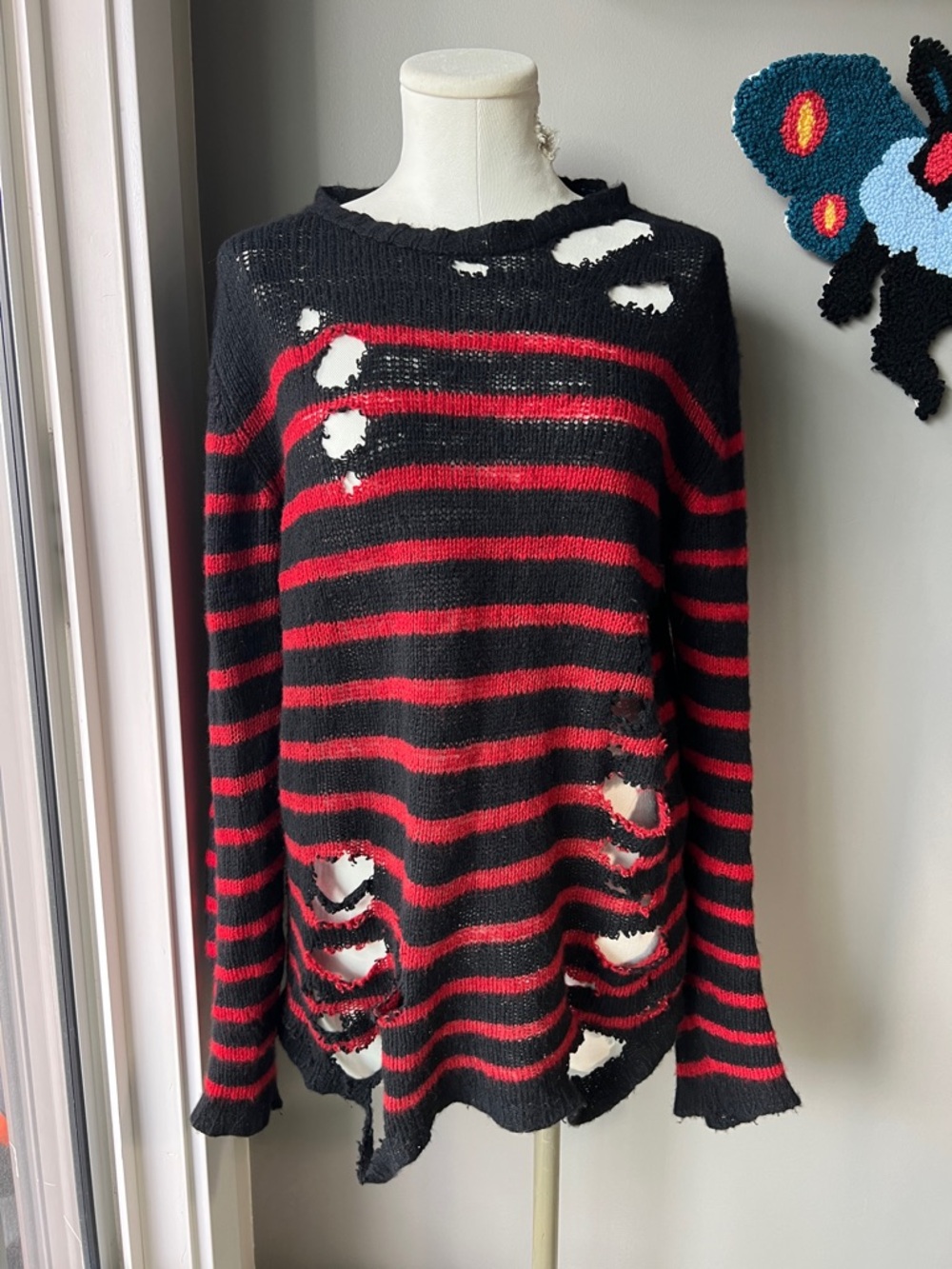 Elder Statesman Distressed Sweater